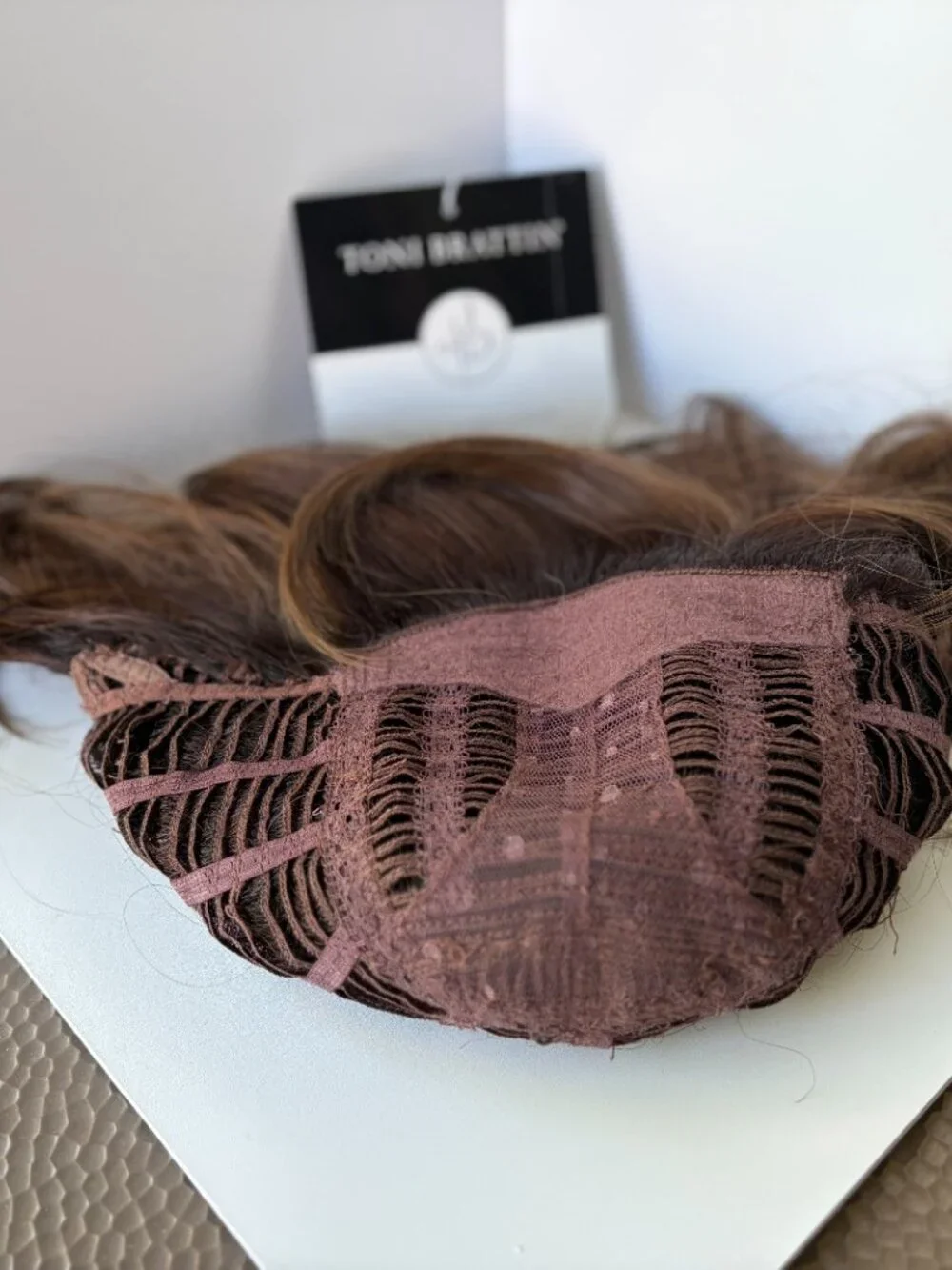 Toni Brattin FLATTERING Plus, Light Brown, HF, Synthetic Wig, NWT